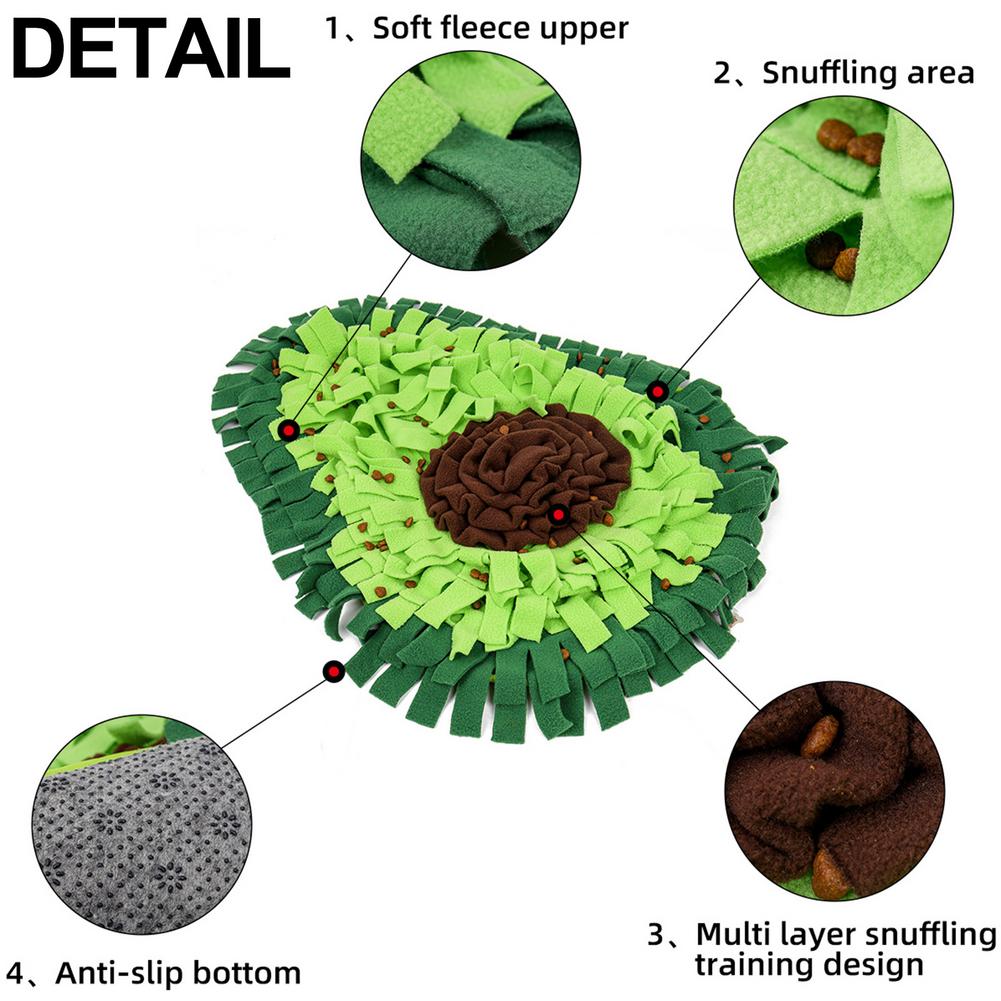 Dog Sniffing Puzzle Mat for Mental Stimulation and Treats