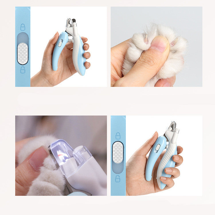 LED Pet Nail Clipper & Grinder for Safe, Stress-Free Grooming