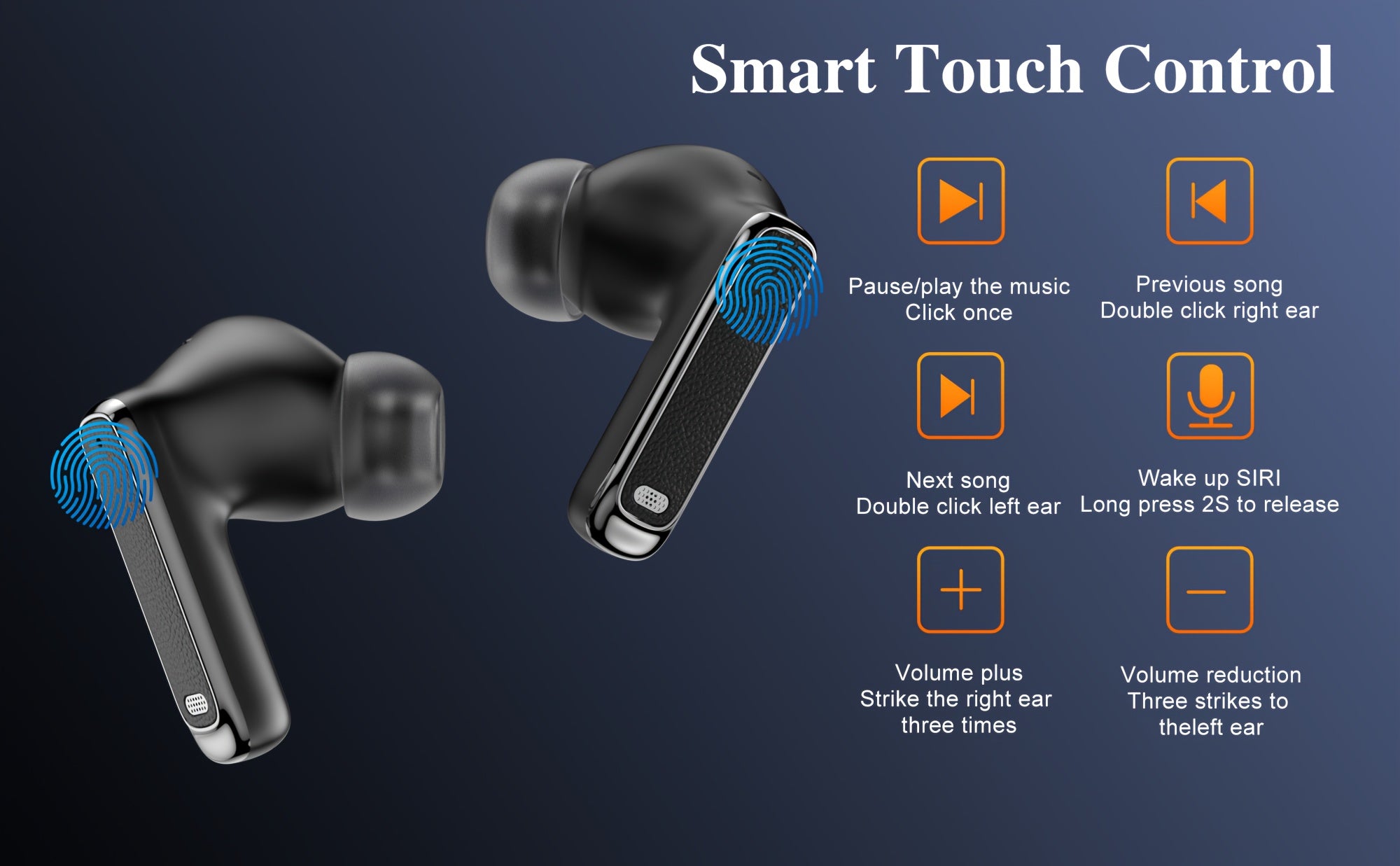 The New In-ear Wireless Sports Headphones With Battery Level Display Are Suitable For Travel, Gaming And Business