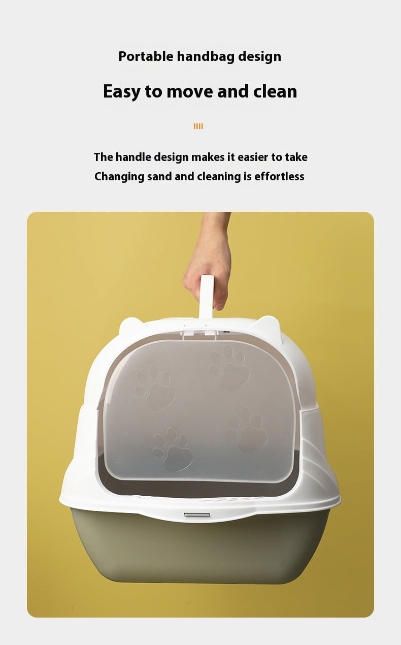 Covered Cat Litter Box – Less Mess, More Privacy