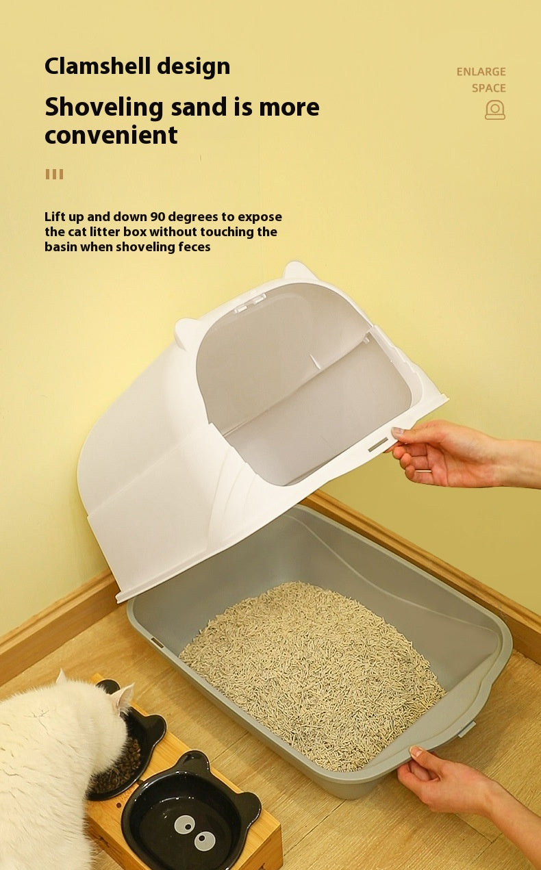 Covered Cat Litter Box – Less Mess, More Privacy